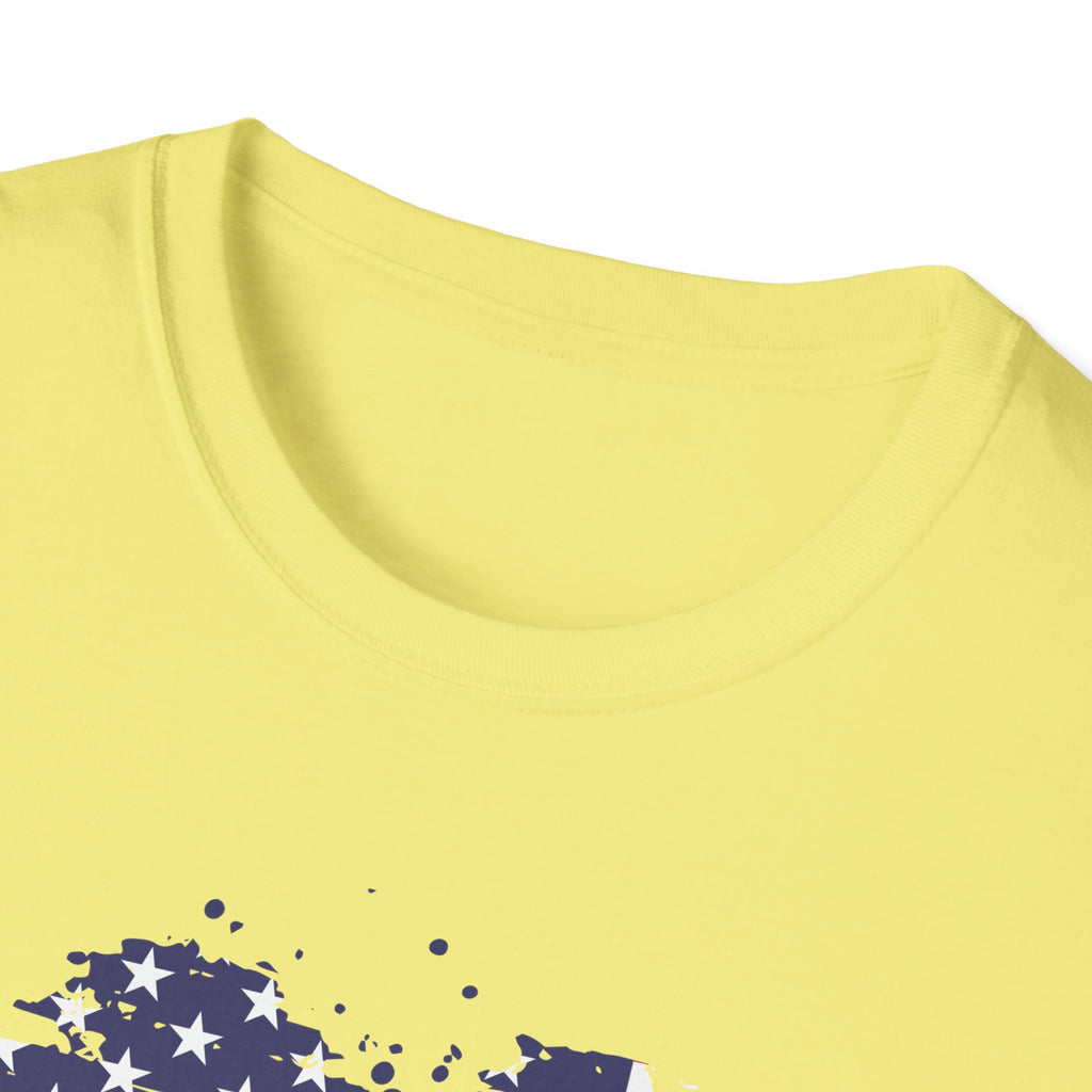 We the People T-Shirt, Distressed Splatter American Flag Tee, Patriotic Constitution Shirt, 4th of July USA Gift, Grunge Flag Shirt