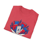 Patriotic Book Lover T-Shirt, Americana Reading Graphic Tee, Retro Library Shirt, Fourth of July Books Design, Cute Teacher Reader Apparel T-Shirt