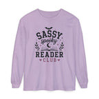 Sassy Spooky Reader Club Halloween Book Lover Long SleeveT-Shirt