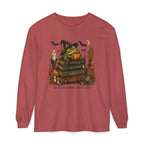 Witch Frog Potions & Ghost Stories Cute Spooky Halloween Long Sleeve T-Shirt