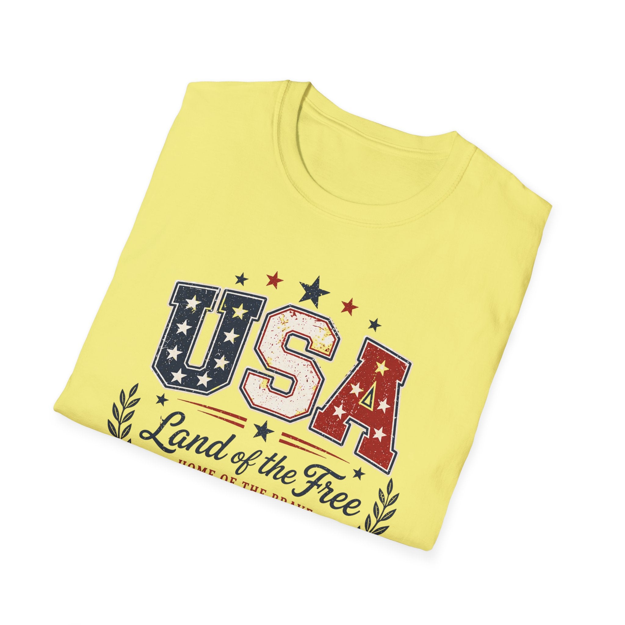 Land of the Free Home of the Brave 250 Years Shirt, 4th of July, Bold, Distressed USA Varsity 1776 2026 Tee, Classic Patriotic Banner America Anniversary T-Shirt, Gift