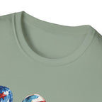 Patriotic Popsicle T-Shirt | Fourth Of July Watercolor Ice Pop Graphic Tee, Coquette Bow Summer Holiday Top
