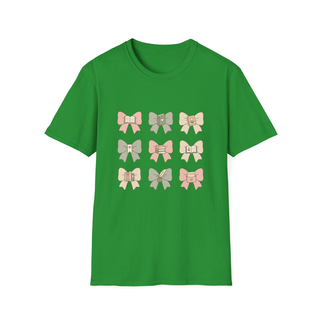 Bow Pattern T‑Shirt — Cute Pastel Bows Graphic Tee