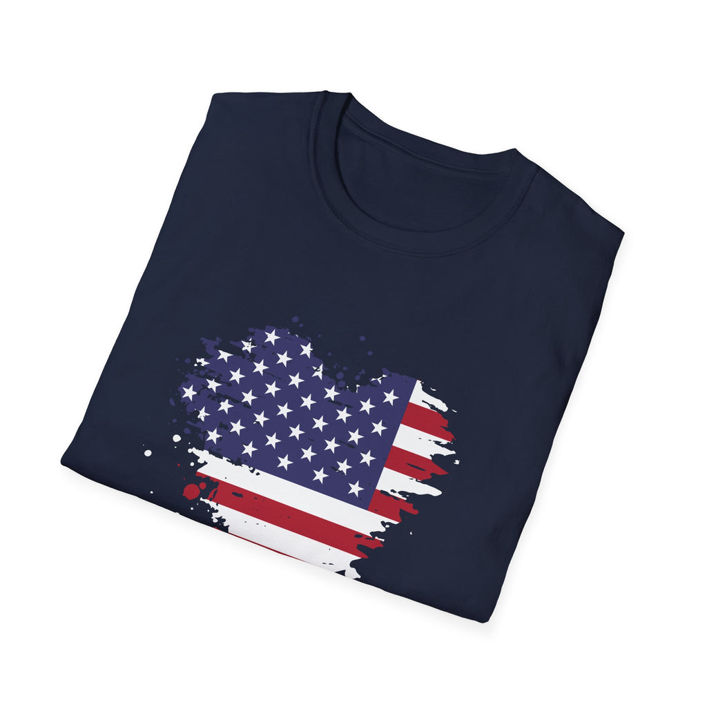 We the People T-Shirt, Distressed Splatter American Flag Tee, Patriotic Constitution Shirt, 4th of July USA Gift, Grunge Flag Shirt