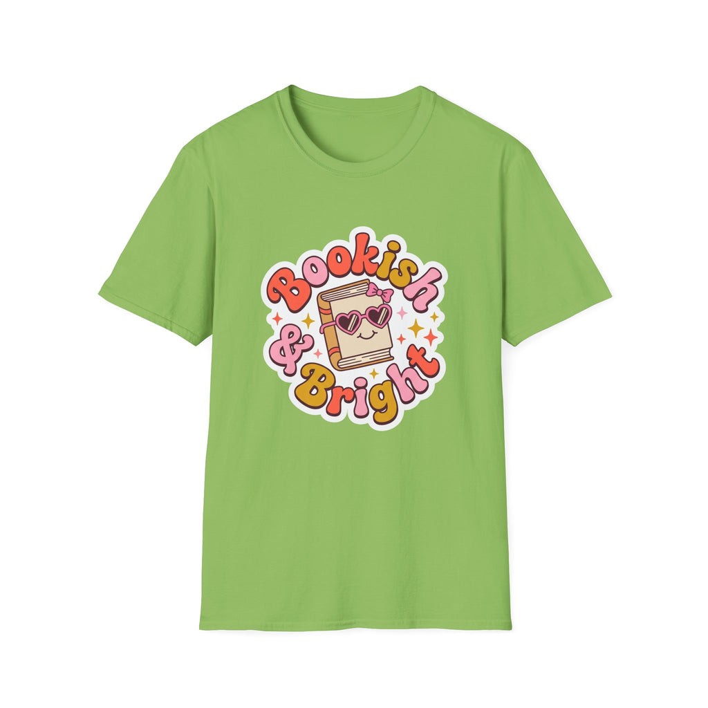 Bookish & Bright T-Shirt — Cute Retro Reading Graphic Tee