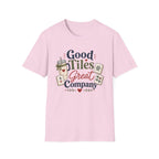 Mahjong T-Shirt — "Good Tiles, Great Company" Casual Tee