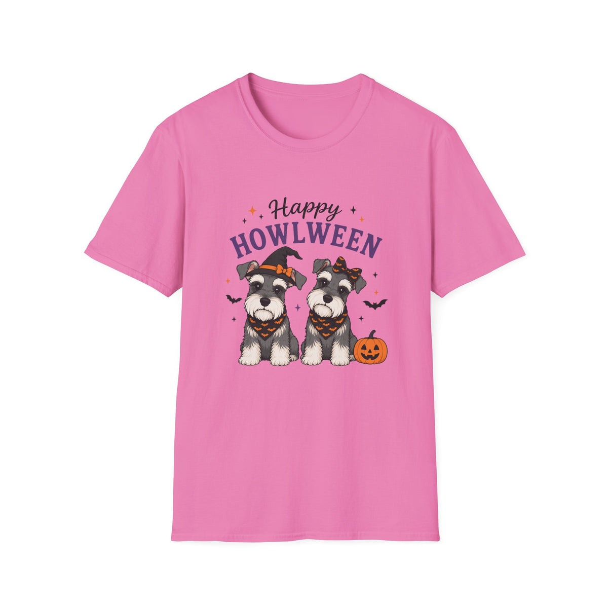 Happy Howlween T-Shirt — Halloween Schnauzer Dog Costume Tee