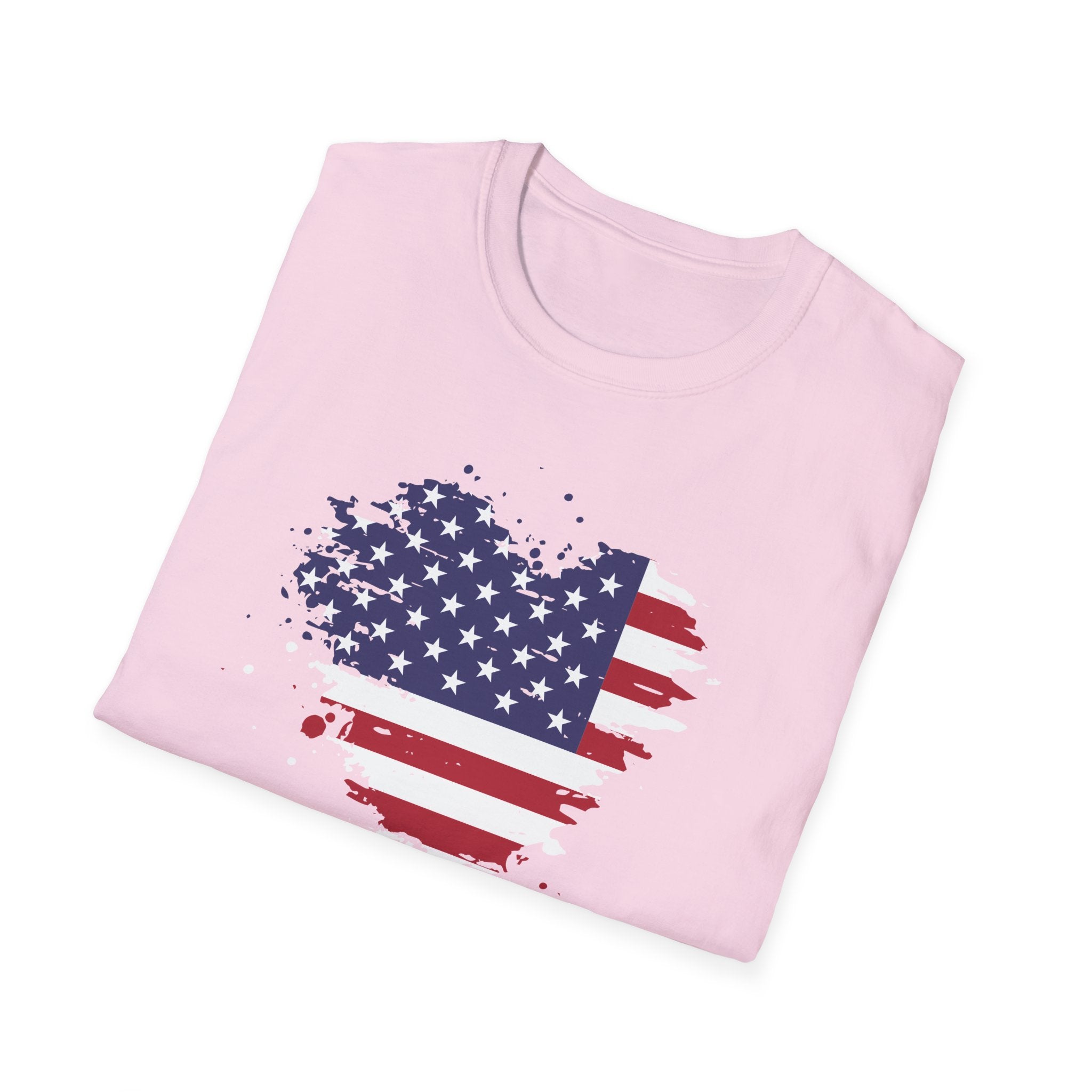 We the People T-Shirt, Distressed Splatter American Flag Tee, Patriotic Constitution Shirt, 4th of July USA Gift, Grunge Flag Shirt