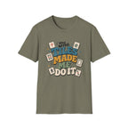 Mahjong "The Tiles Made Me Do It" Retro Graphic T-Shirt