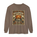Halloween Time Vintage Jack-O'-Lantern & Ghosts Long Sleeve T-Shirt