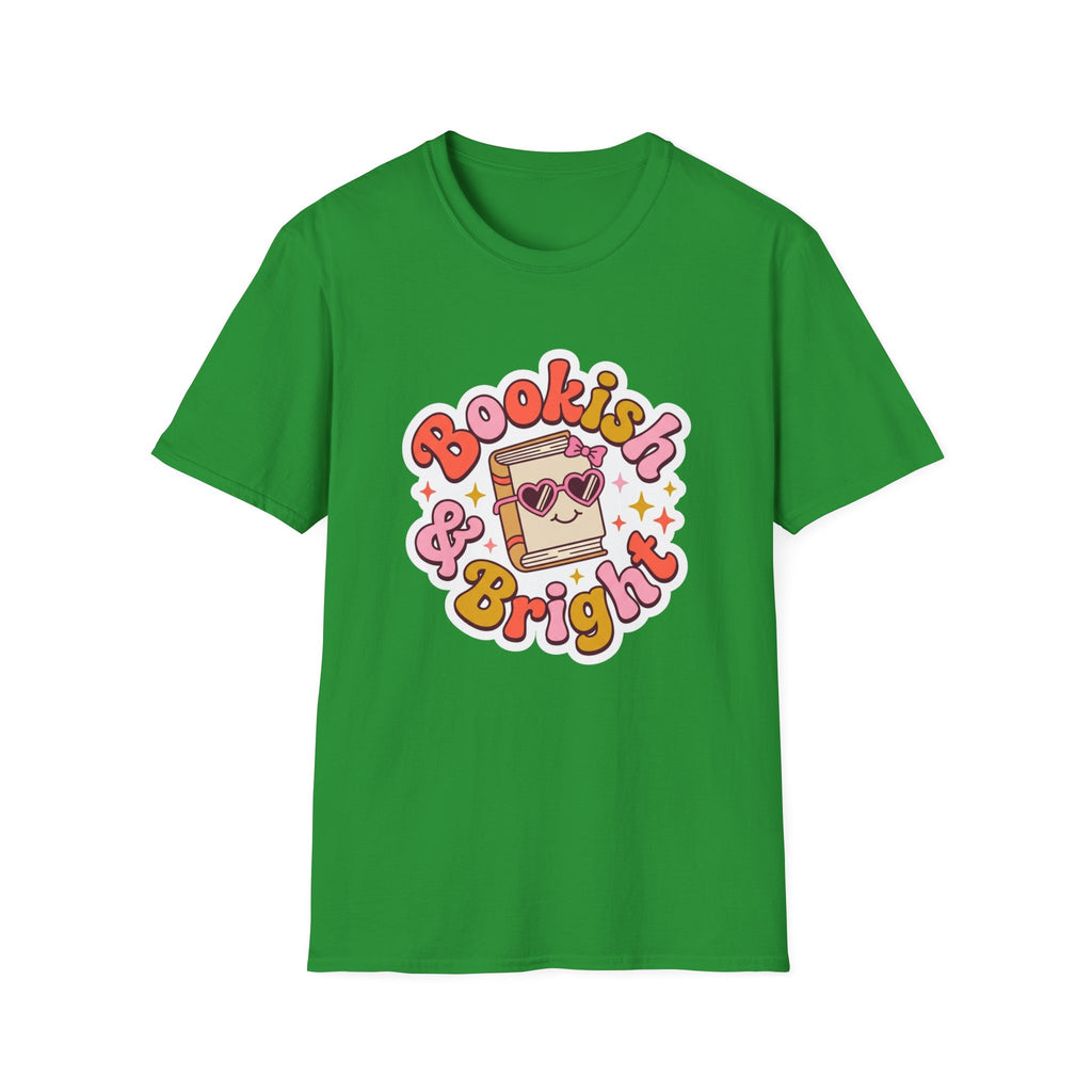 Bookish & Bright T-Shirt — Cute Retro Reading Graphic Tee