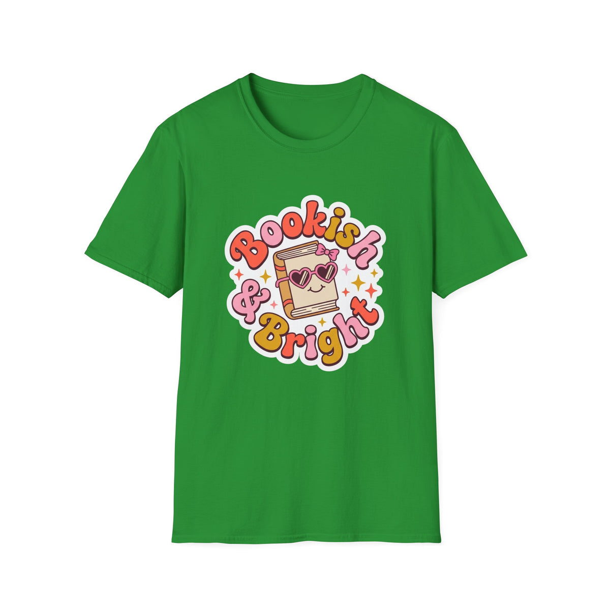 Bookish & Bright T-Shirt — Cute Retro Reading Graphic Tee
