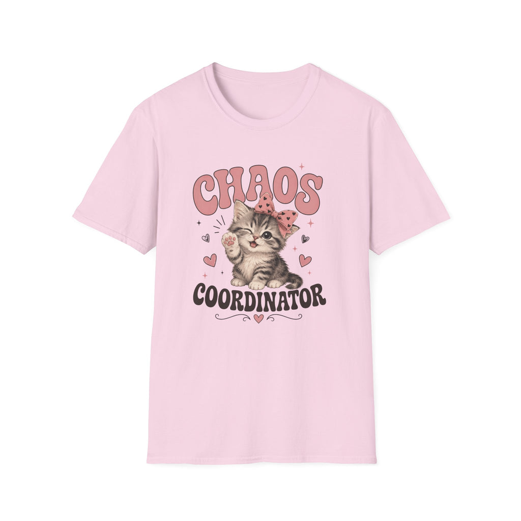Chaos Coordinator T-Shirt — Cute Kitten Graphic Tee