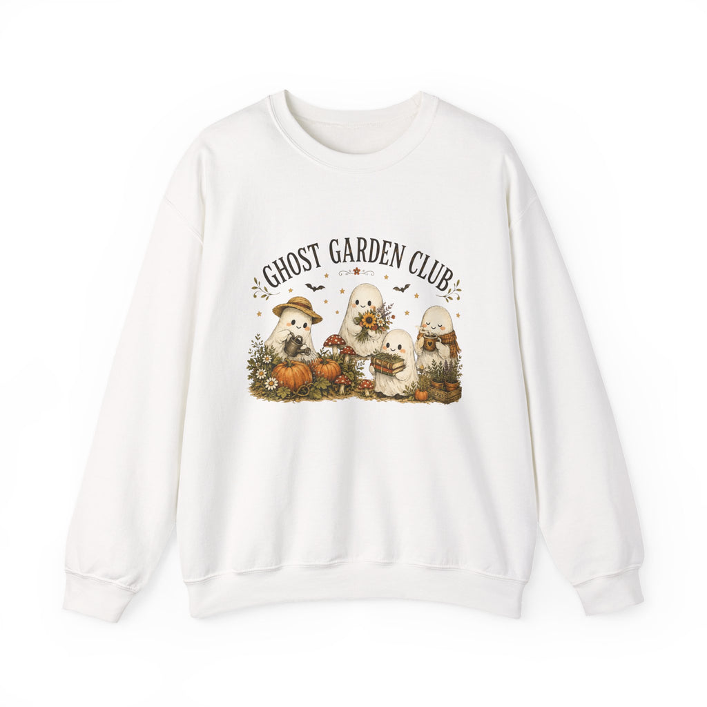 Ghost Garden Club Autumn Fall Crewneck Sweatshirt