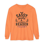 Sassy Spooky Reader Club Halloween Book Lover Long SleeveT-Shirt