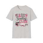Sassy Reading Club T-Shirt — Playful Pink Book Lover Tee