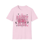 Sassy Girl Club Tee — Pink Cheerful Graphic T-Shirt