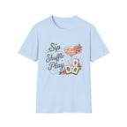 Sip Shuffle Play Cocktail & Mahjong T‑Shirt