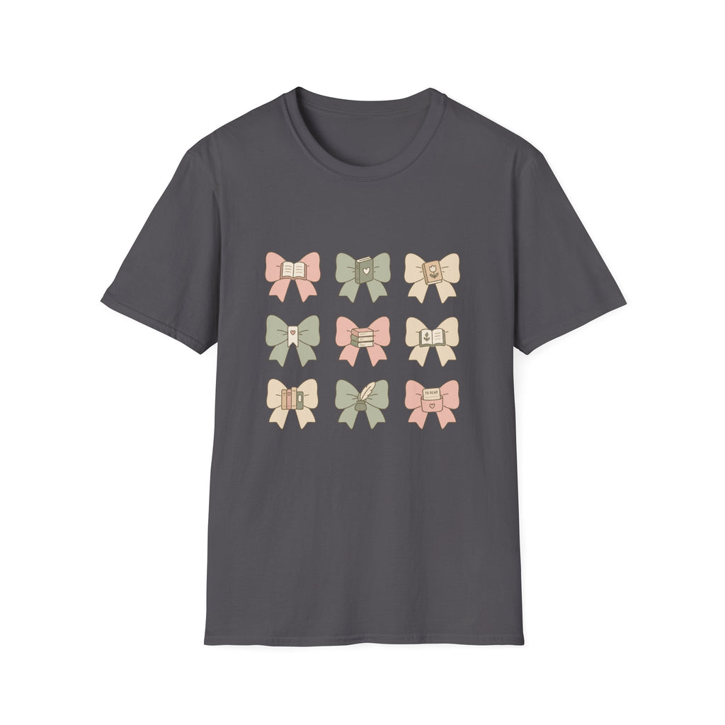 Bow Pattern T‑Shirt — Cute Pastel Bows Graphic Tee