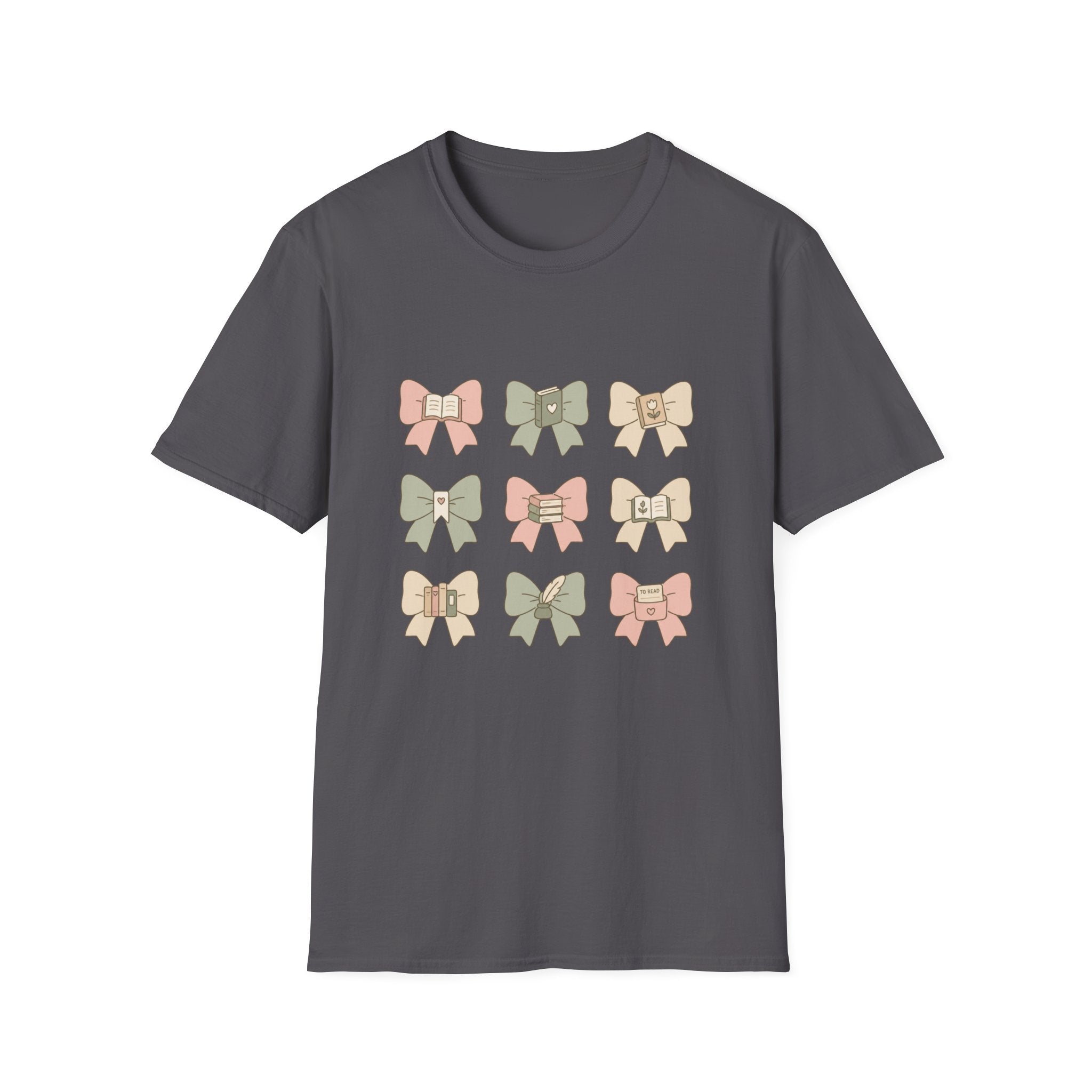 Bow Pattern T‑Shirt — Cute Pastel Bows Graphic Tee