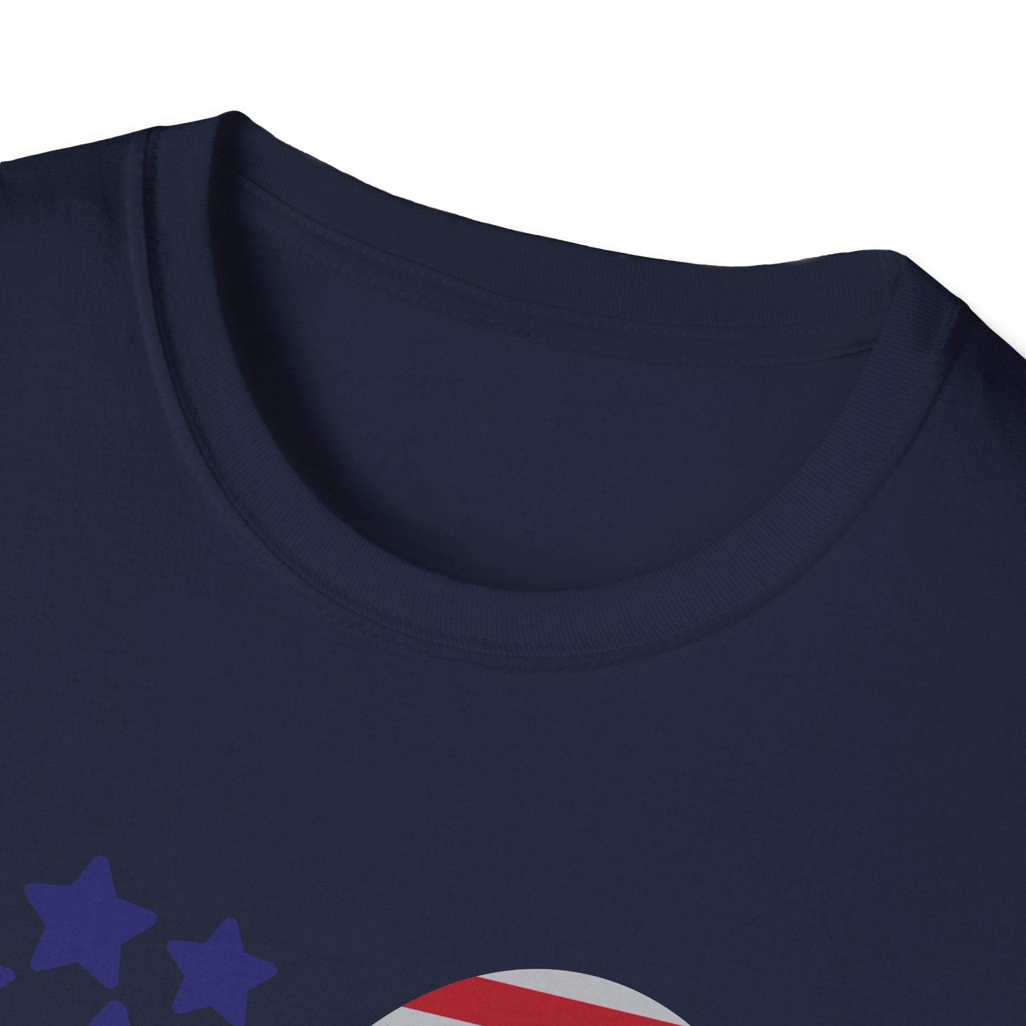 Patriotic America Heart T-Shirt 4th of July USA Graphic Tee