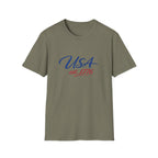 USA Est 1776 T-Shirt | Patriotic American Flag Colors Graphic Tee, Fourth Of July Casual Clothing