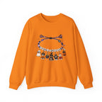 Halloween Charm Bracelet Cute Howl-ween Puppy Dog & Ghost Crewneck Sweatshirt