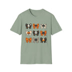 Halloween Bow T-Shirt — Cute Spooky Bows with Skulls, Pumpkins & Cats