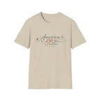 America 250 Years of Freedom Calligraphy Shirt, Elegant Script Patriotic Tee 1776 2026, Sophisticated Anniversary 4th of July T-Shirt, Patriotic