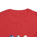 Patriotic Popsicle Trio Tee, Red White Blue USA Shirt, Cute Summer Fireworks Graphic Top, Fourth of July Celebration Outfit Toddler Short Sleeve Tee