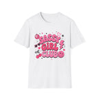 Sassy Girl Club T-Shirt — Retro Pink Bubble Letter Graphic Tee