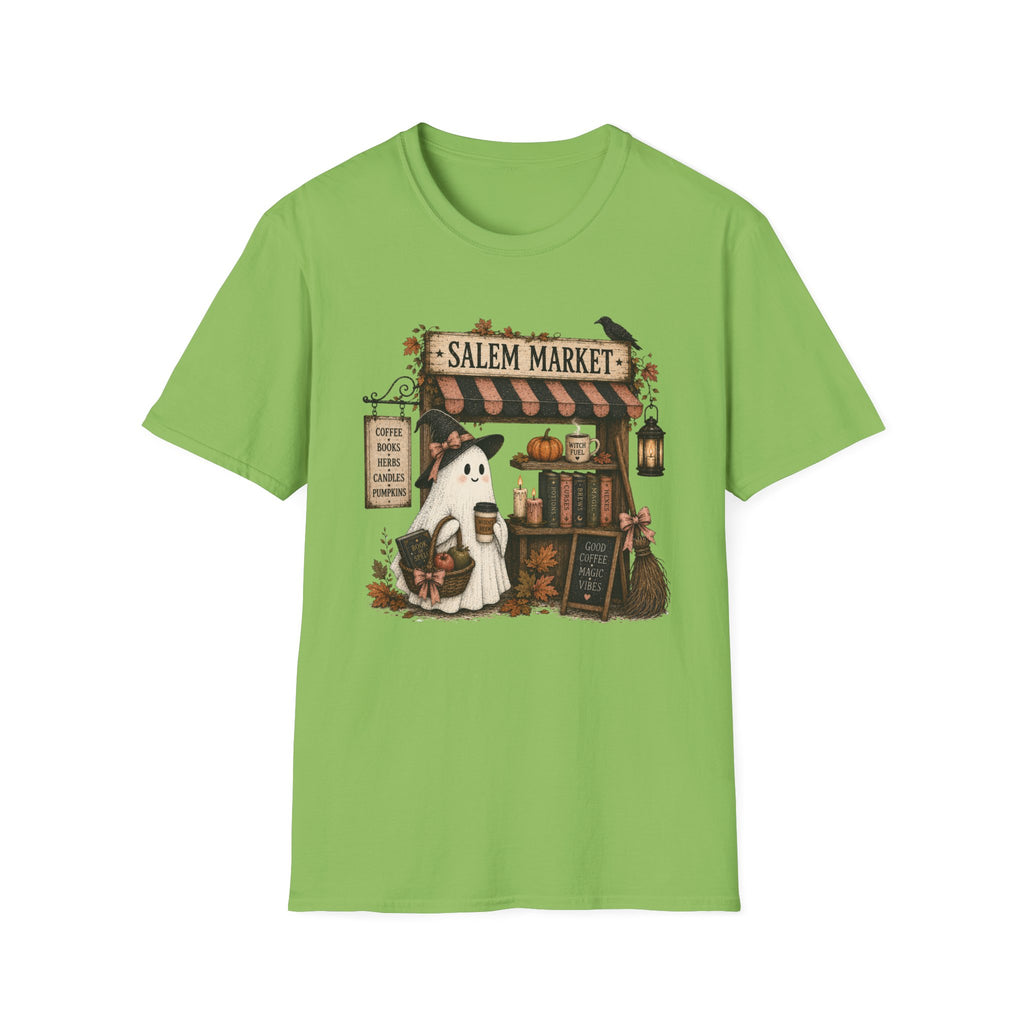 Salem Market Halloween T-Shirt — Ghost & Witch Shop Graphic Tee