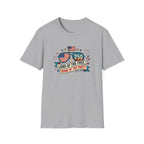 Land of the Free Home of the Party Tee, USA 250 Sunglasses Shirt, Red White Blue Celebration Graphic Top, Patriotic Fourth of July Outfit T-Shirt