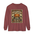 Halloween Time Vintage Jack-O'-Lantern & Ghosts Long Sleeve T-Shirt