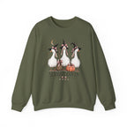 Serious Coven Goose Cute Witch Geese Halloween Crewneck Sweatshirt