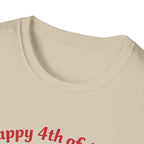 Happy 4th Of July 250 Years T-Shirt | Semiquincentennial Patriotic Star Tree Graphic Tee, 1776 2026 Freedom Top