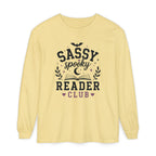 Sassy Spooky Reader Club Halloween Book Lover Long SleeveT-Shirt