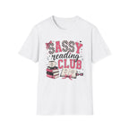 Sassy Reading Club T-Shirt — Playful Pink Book Lover Tee