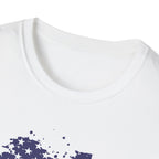 We the People T-Shirt, Distressed Splatter American Flag Tee, Patriotic Constitution Shirt, 4th of July USA Gift, Grunge Flag Shirt
