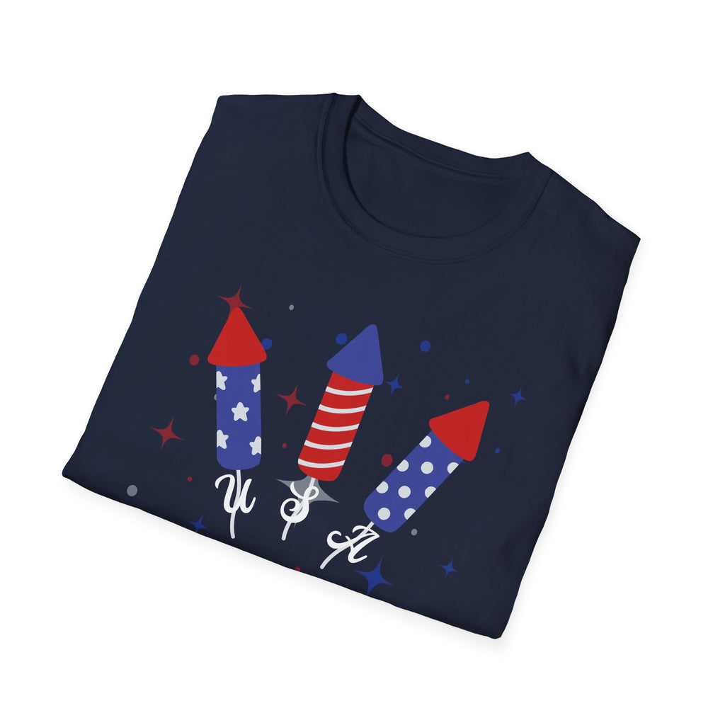 USA Semiquincentennial Firework Tee USA 250 Years Graphic Shirt