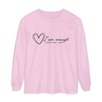 I Am Enough Heart Just As I Am  Long Sleeve T-Shirt