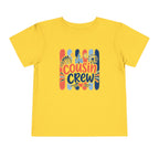 Cousin Crew Patriotic T-Shirt, Fourth of July Family Matching Tee, Americana Fireworks Shirt, Summer Vacation Graphic Tee, Kids Family Reunion Outfit Toddler Short Sleeve Tee