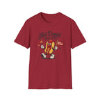 Hot Doggin Since 1776 Tee, Patriotic USA Hot Dog Shirt, Fun Red White Blue Graphic Top, Fourth of July Celebration Outfit Unisex Softstyle T-Shirt