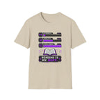 Reading Is My Buff T-Shirt — Gamer RPG Stat Bars Book Lover Tee