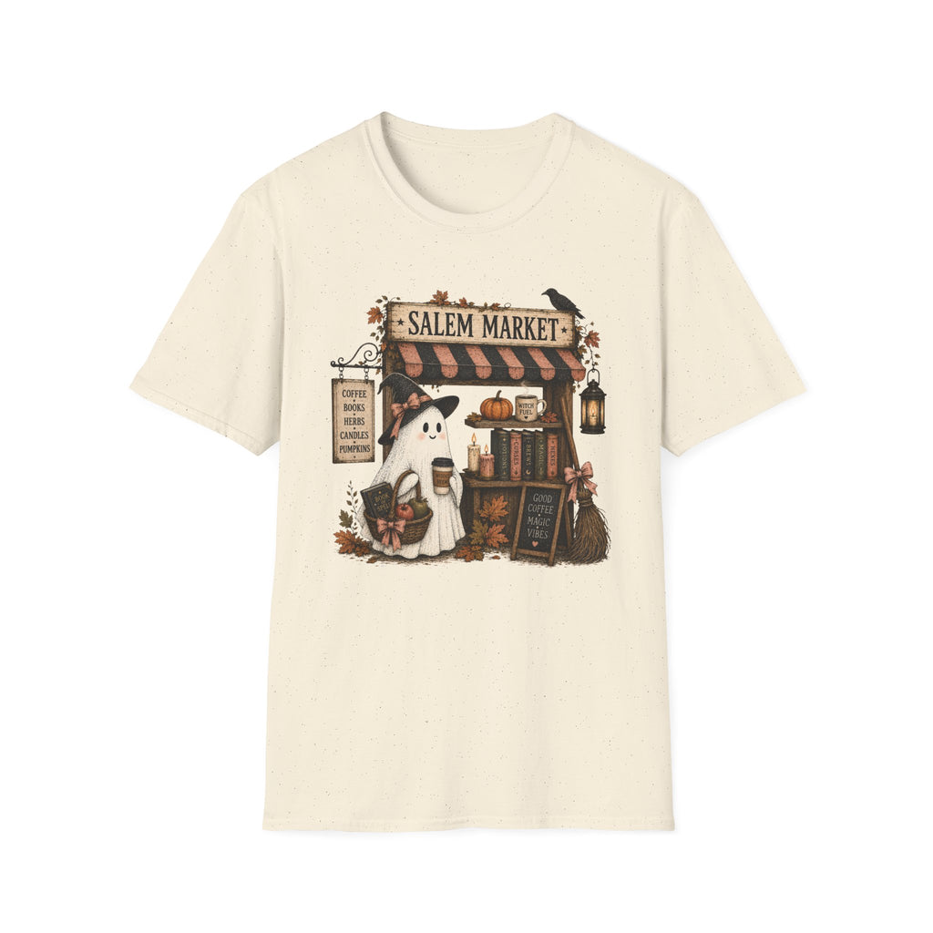 Salem Market Halloween T-Shirt — Ghost & Witch Shop Graphic Tee