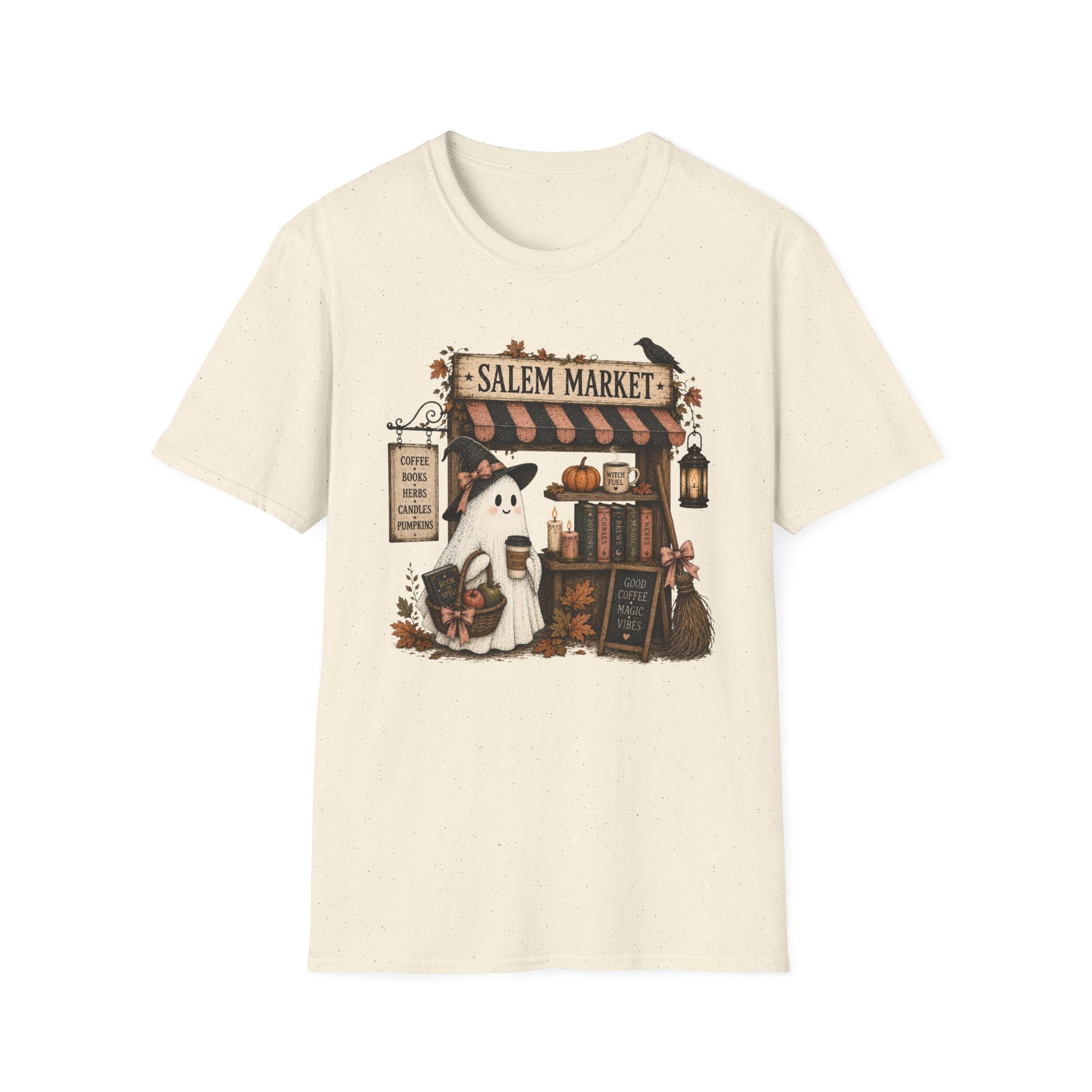 Salem Market Halloween T-Shirt — Ghost & Witch Shop Graphic Tee