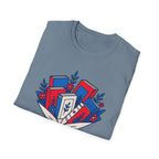 Patriotic Book Lover T-Shirt, Americana Reading Graphic Tee, Retro Library Shirt, Fourth of July Books Design, Cute Teacher Reader Apparel T-Shirt