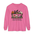 Halloween Potion Shelf "Double, Double, Toil and Trouble" Long Sleeve T-Shirt
