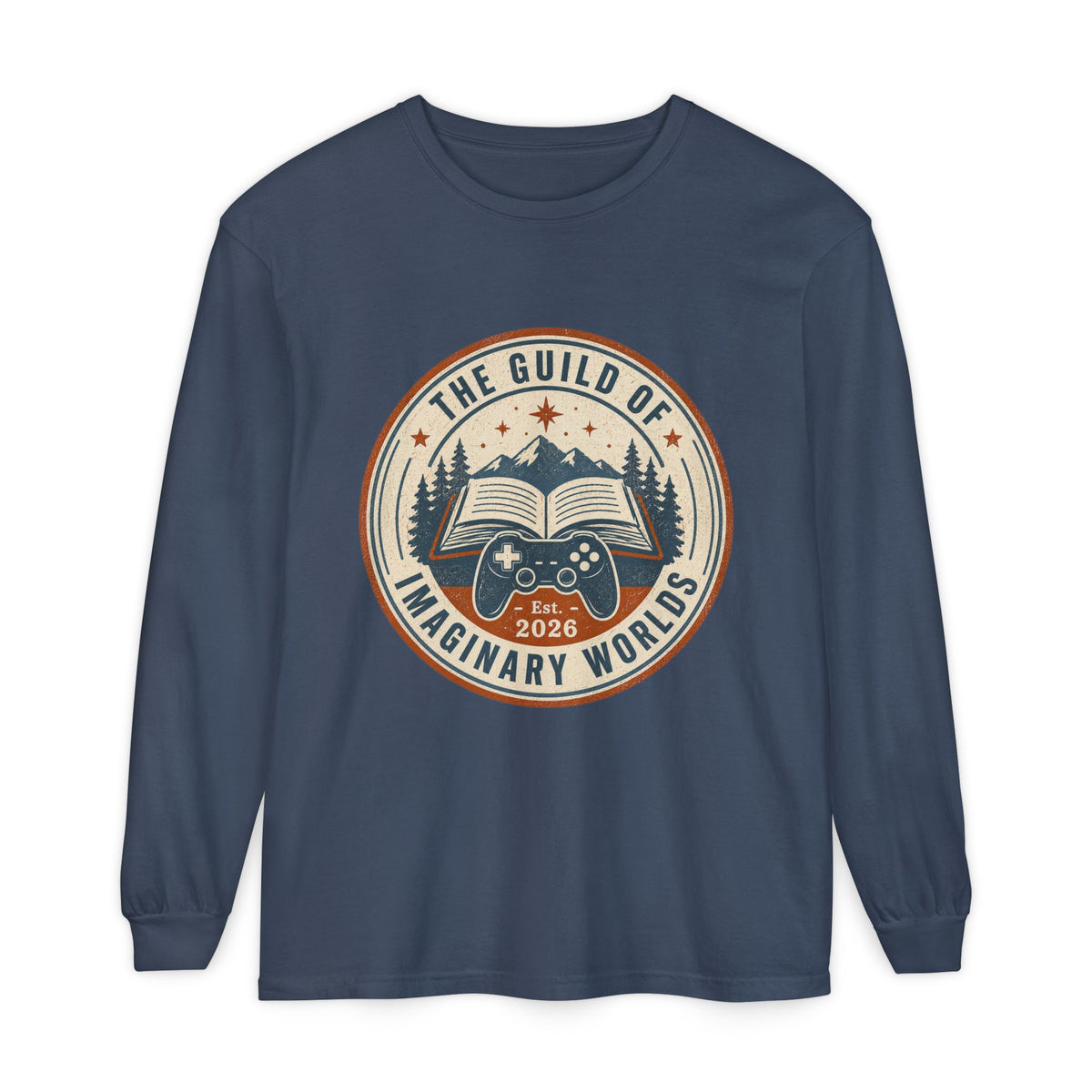 Guild of Imaginary Worlds Vintage Book & Adventure Long Sleeve T-shirt