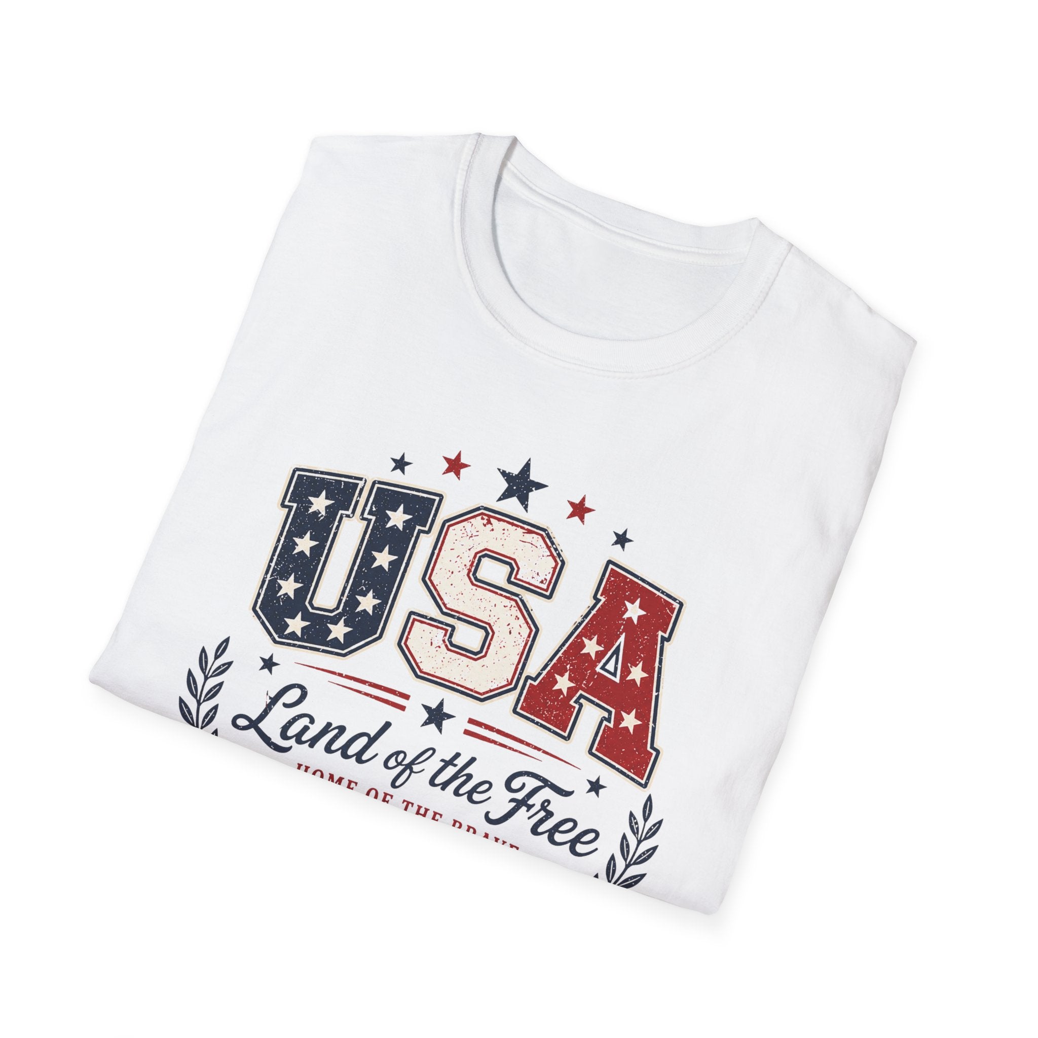 Land of the Free Home of the Brave 250 Years Shirt, 4th of July, Bold, Distressed USA Varsity 1776 2026 Tee, Classic Patriotic Banner America Anniversary T-Shirt, Gift